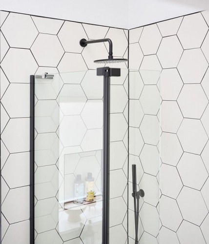 Ca Pietra Signature Hexagon Porcelain Pearl White